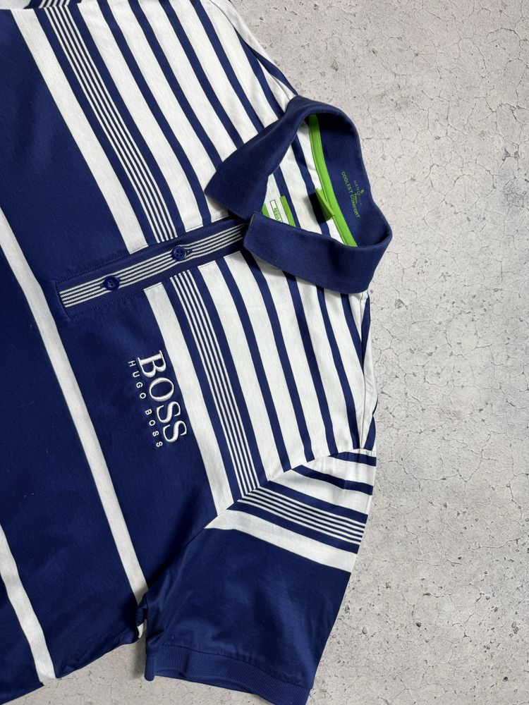 Мужская Футболка Поло Hugo Boss Оригинал Идеал Размер L-XL