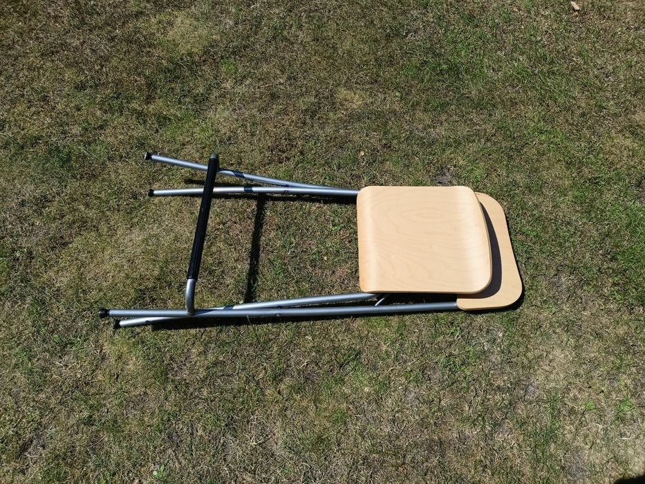 Taboret hoker składany z oparciem FRANKLIN Ikea