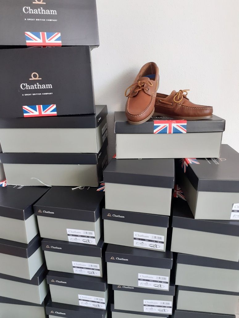 Sapato Chatham Uk novos em caixa