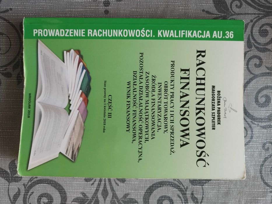 Książka - Rachunkowość finansowa część III (Bożena Padurek)