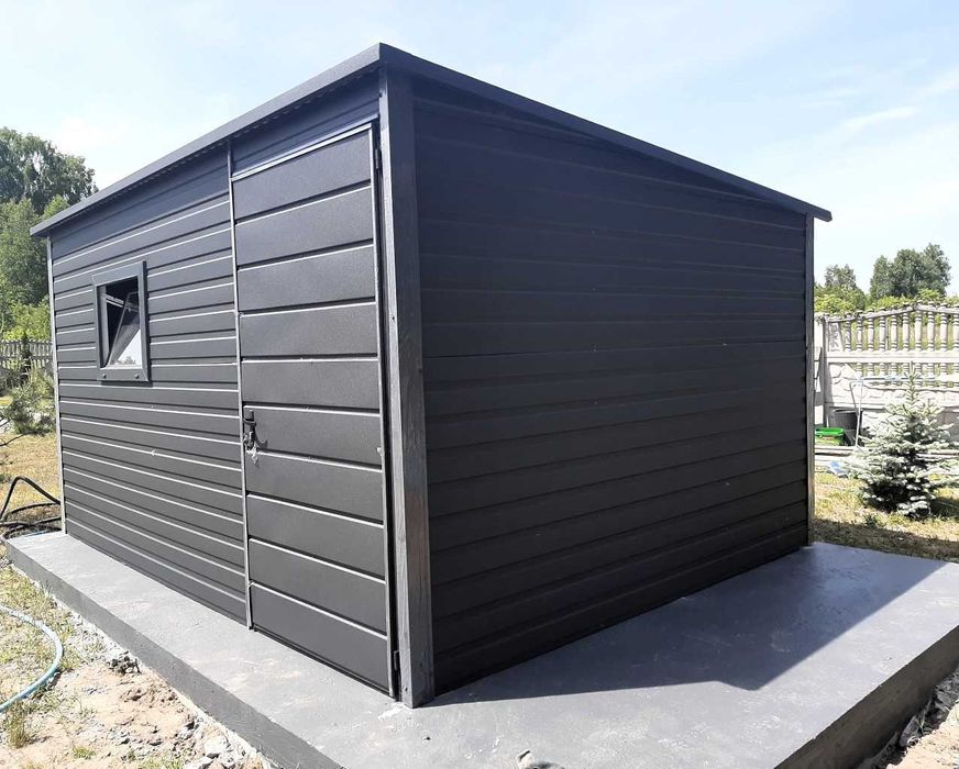 PRODUCENT Wiata ogrodowa/śmietnikowa - Altana na Narzędzia – Maj-Blach