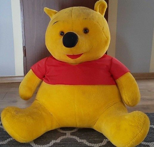 MIś GiGANT XXL Kubuś Puchatek maskotka  zabawka duza 1.30m nowa