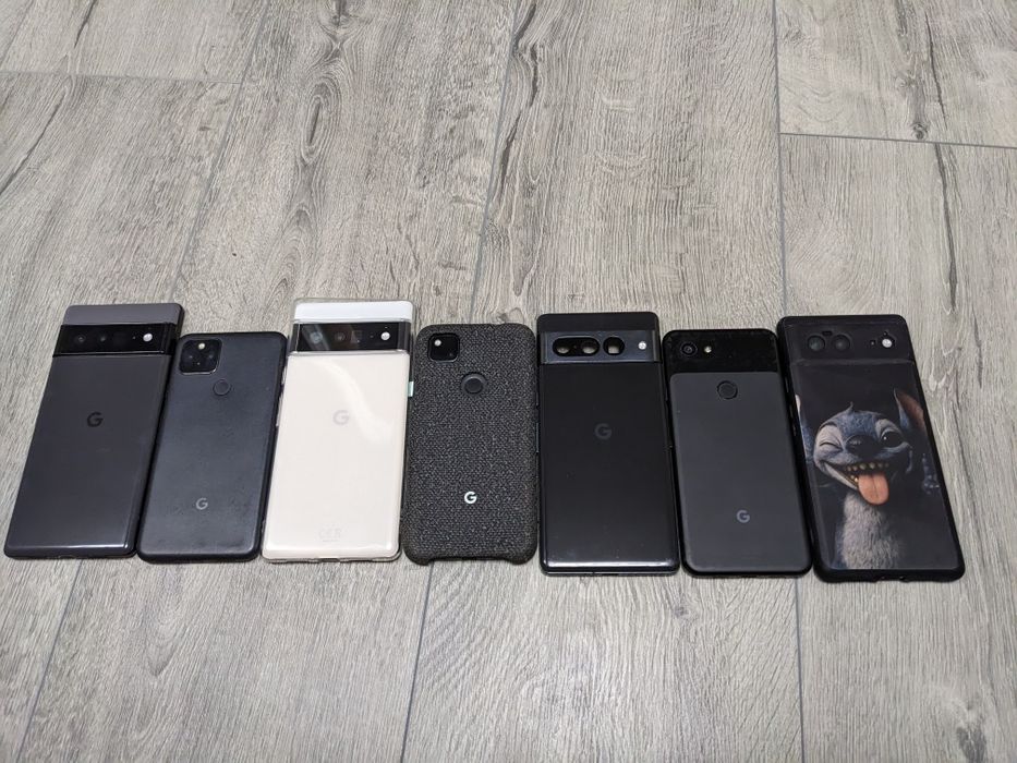 Google pixel 2 3 4 5 6 7