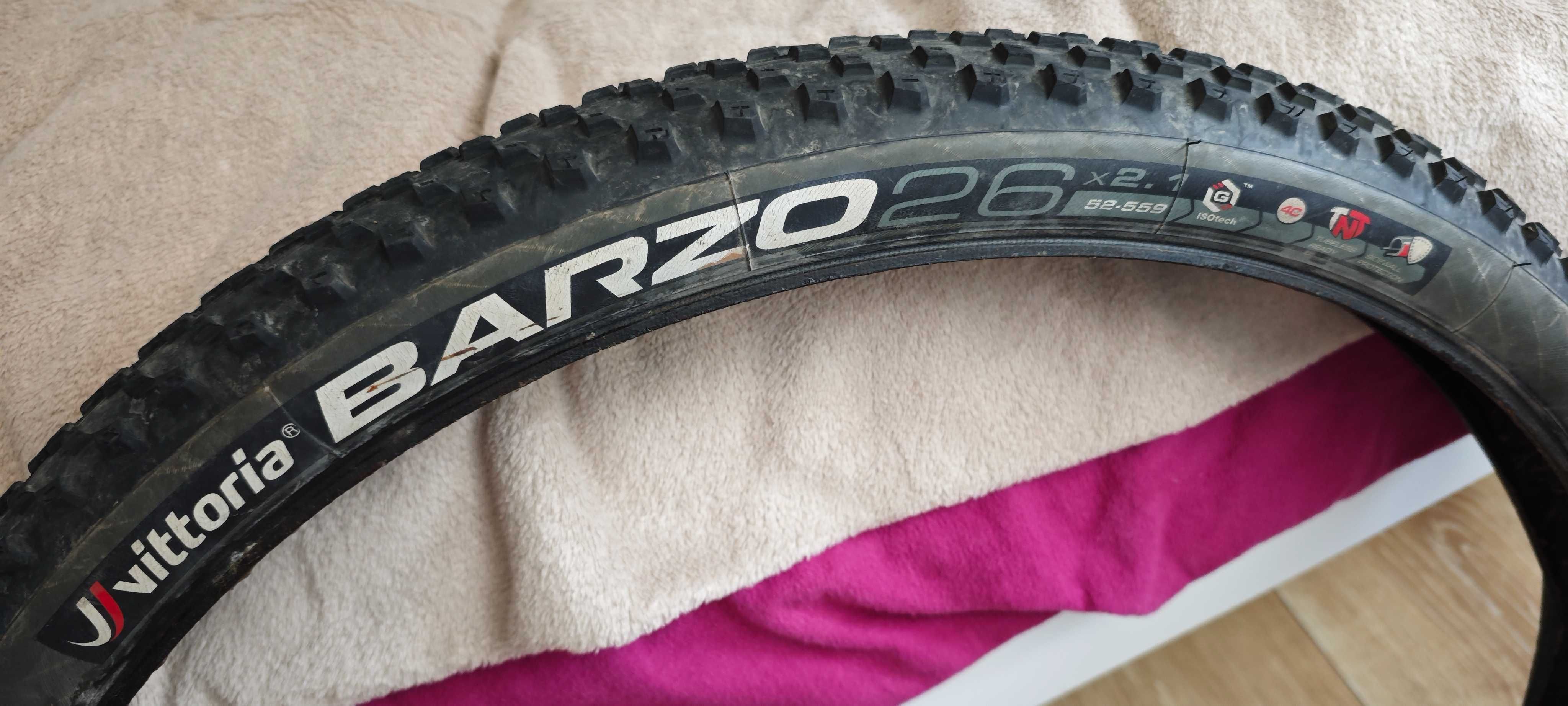 2 opony 26 Vittoria Barzo 2,1 i Saguaro 2,2 Tubelles Ready po mleku