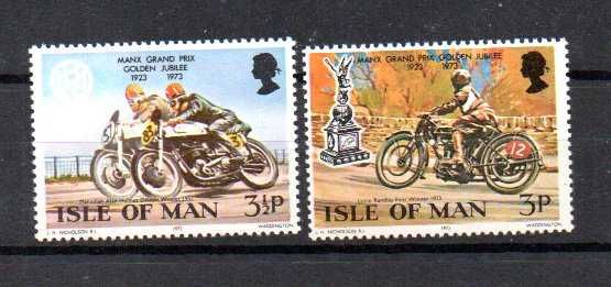 Znaczki Isle of Man - Motory