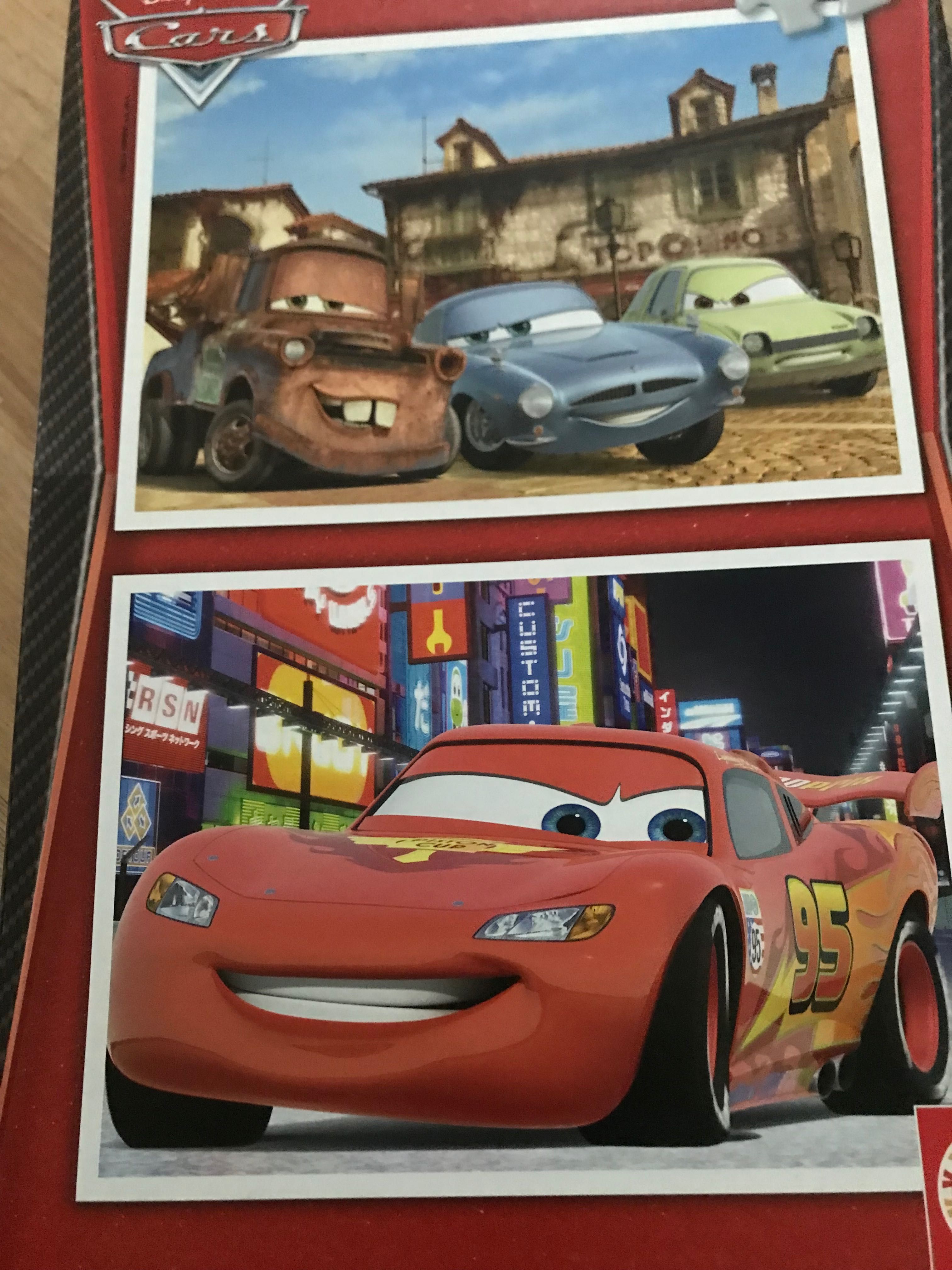 2 Puzzles Cars. Disney Pixar