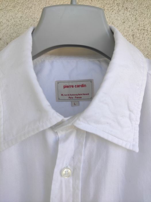 Biała męska koszula Pierre Cardin