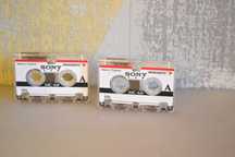 komplet 2szt mikrokaseta micro cassette SONY MC-60 do dyktafonu kaseta