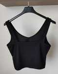 Crop top M 38 Shein czarny