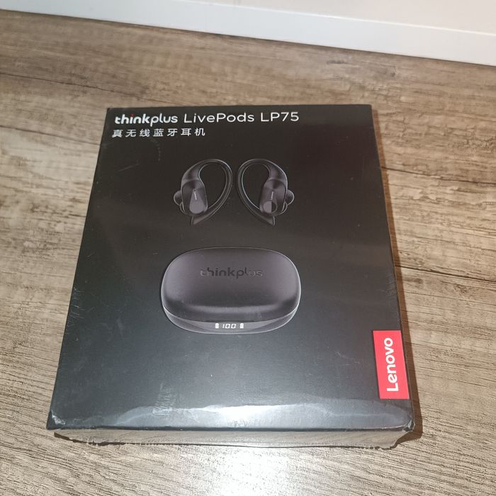 Słuchawki bezprzewodowe ThinkPlus Lenovo LP75 - BIAŁE -