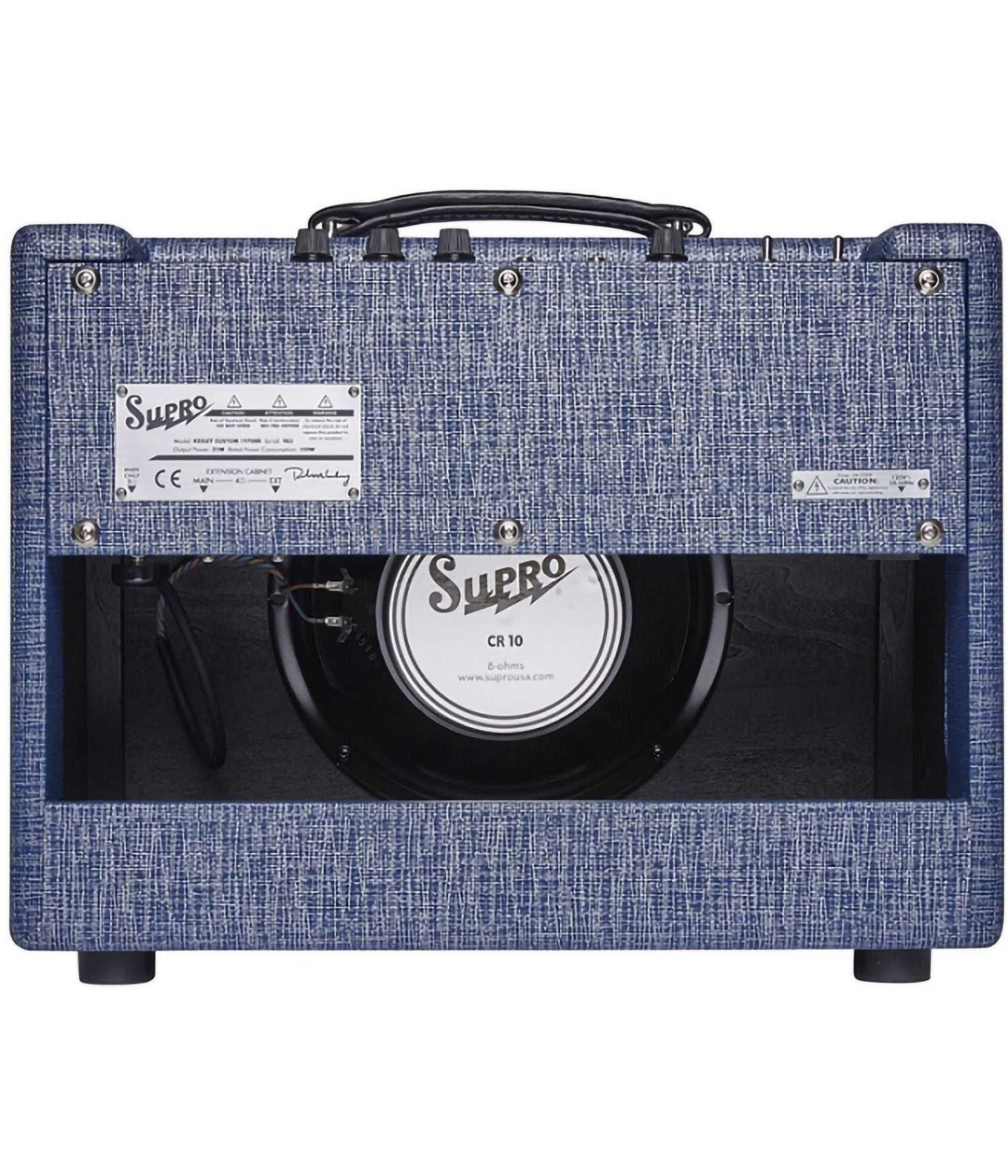 Supro Keeley Custom 10 - amp combo c/ capa almofadada. Tudo como novo.