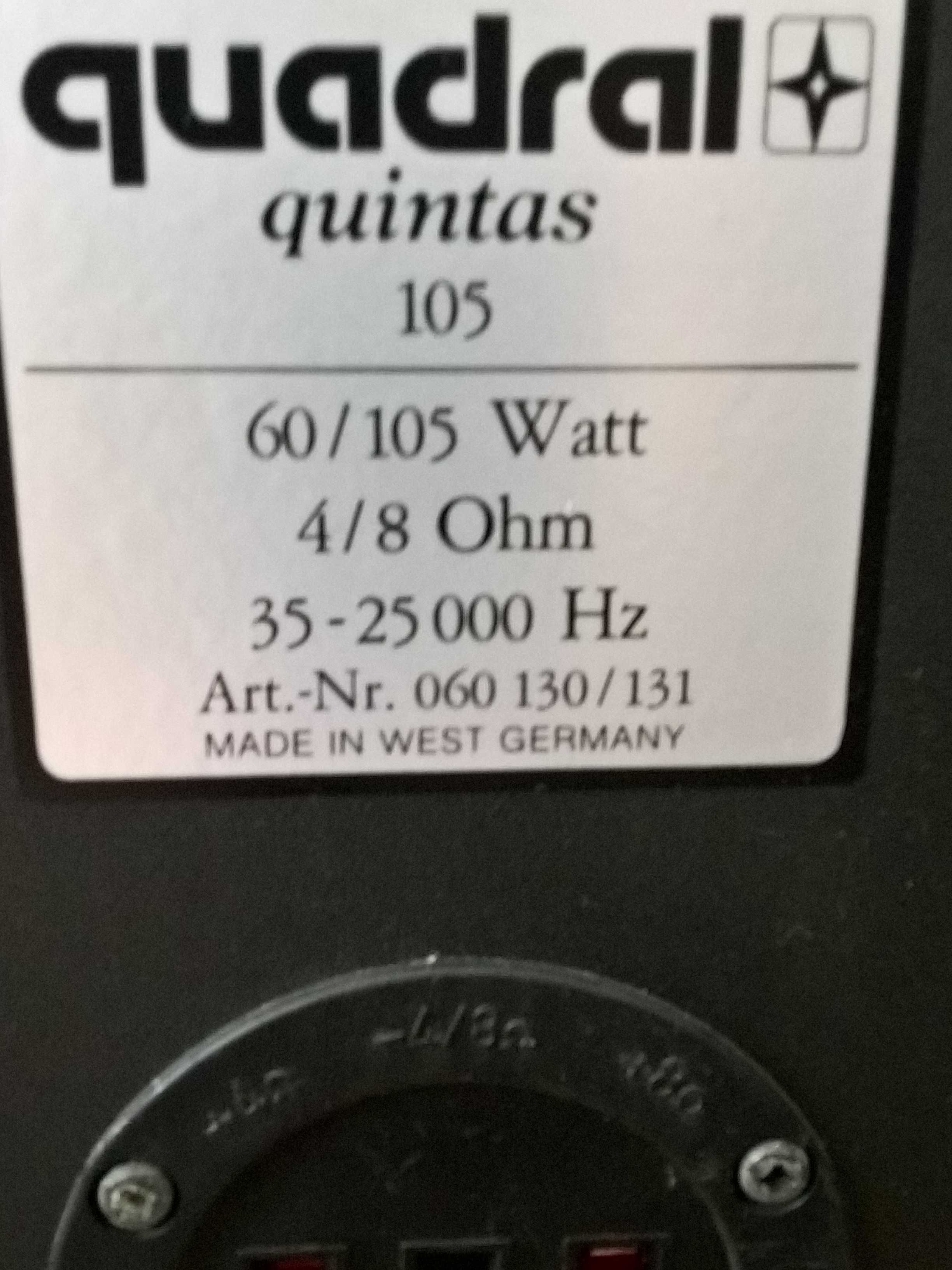 Kolumny Quadral quintas 105 Watt