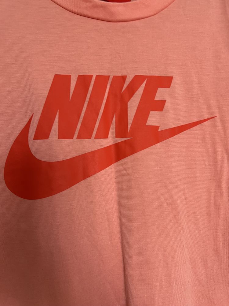 Nike różowy tshirt koszulka logo 36/S