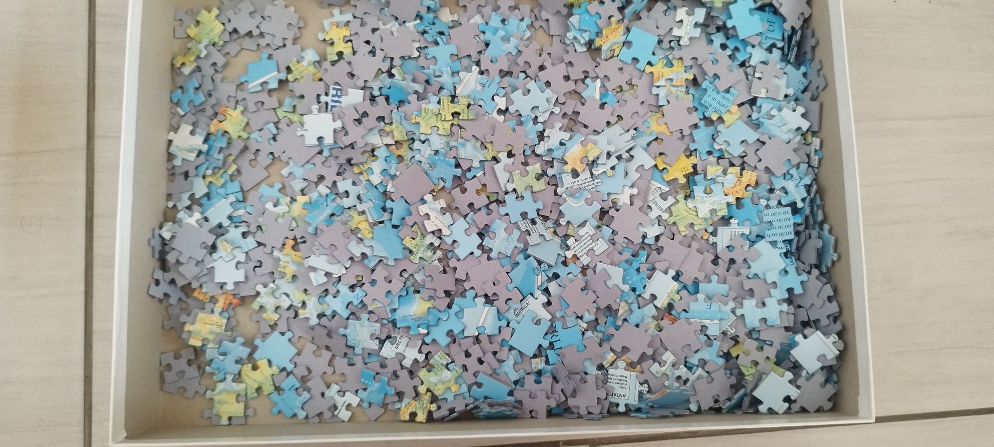 Puzzle 1000 mapa świata