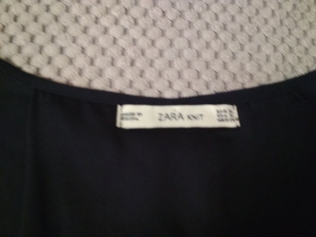 Zara granatowy sweterek bluzka Oversize  r. 36