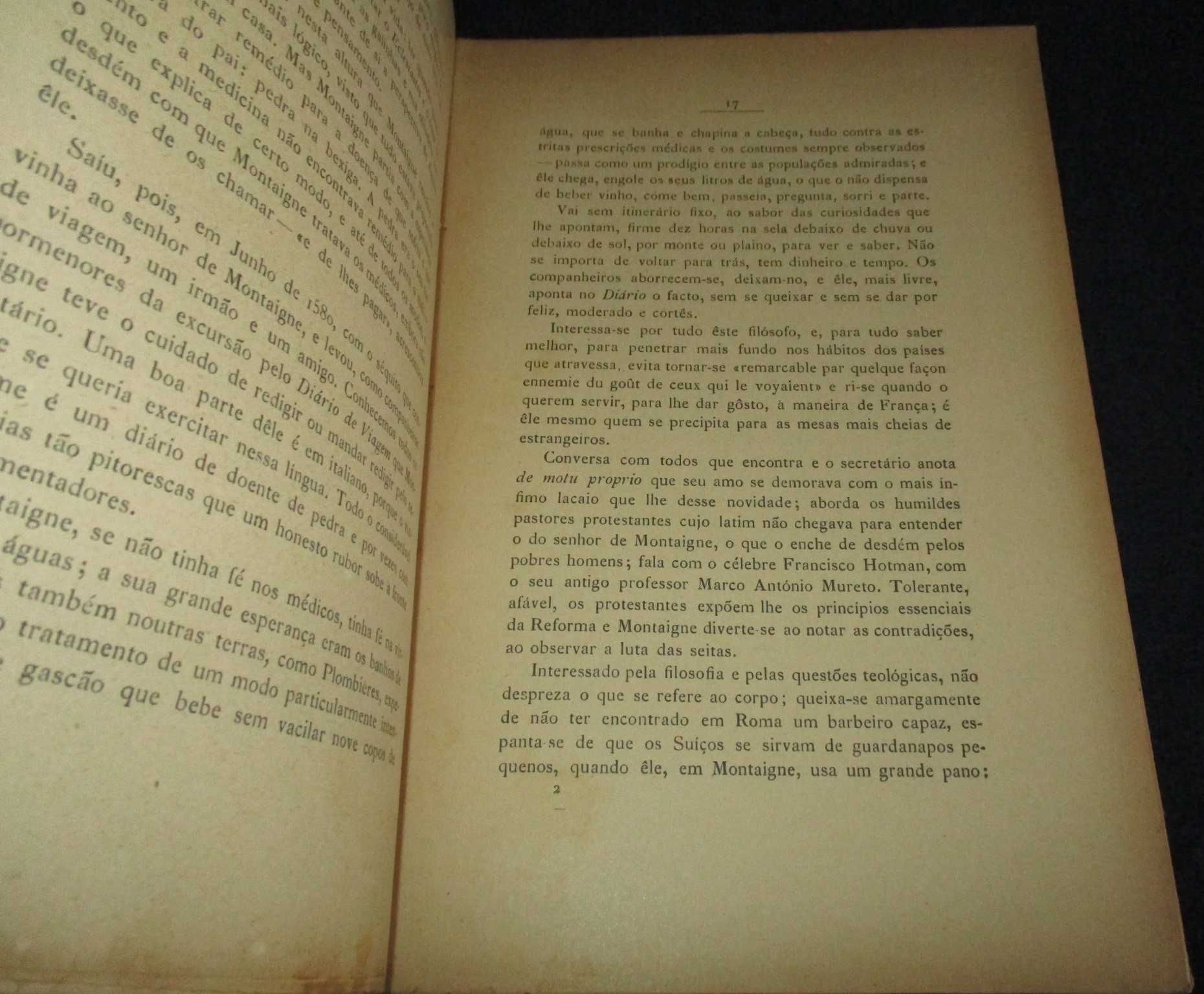 Livro Miguel Eyquem Senhor de Montaigne Agostinho da Silva