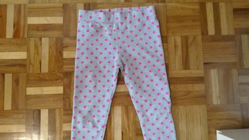 Spodnie ŚLICZNE legginsy dziewczęce r. 140