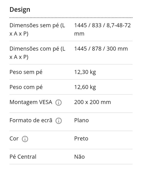 SMART TV LED TCL 65" Nova, com garantia