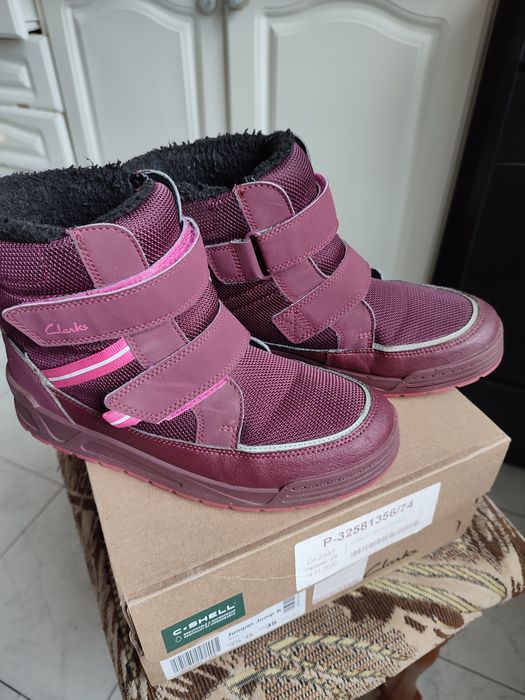 Зимние ботинки Clark's 35р
