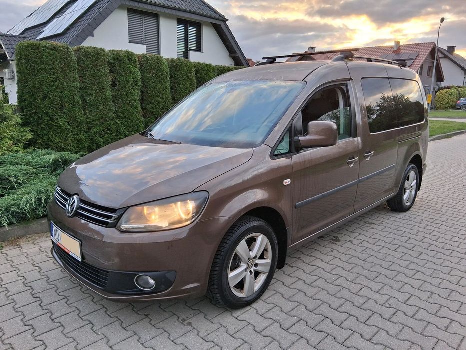 Volkswagen Caddy 7 Osób 2.0 TDI 140 KM Automat DSG Maxi Long Faktura Vat 23%