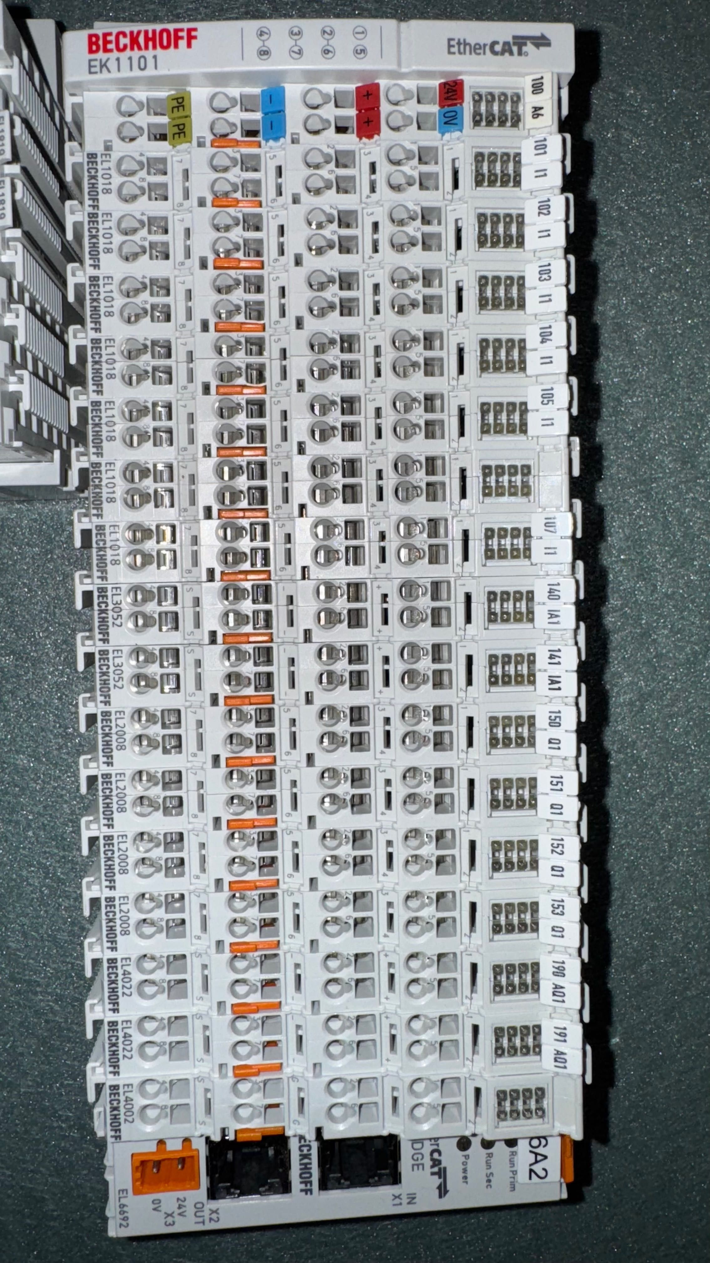 Moduły beckhoff, el2800, ek1101