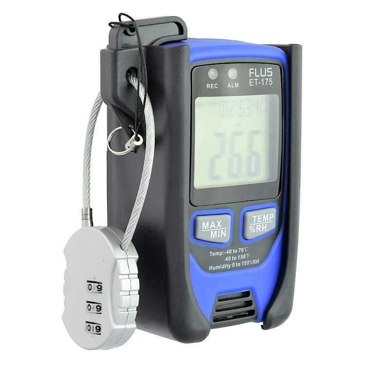 Rejestrator temperatury i wilgotności termohigrometr FLUS ET-175
