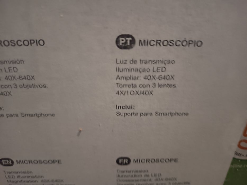 Microscópio national geographic