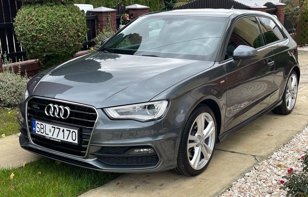 Audi A3 3-drzwiowe Hamulce Zimmerman! S-line. Quattro, Panoramiczny dach