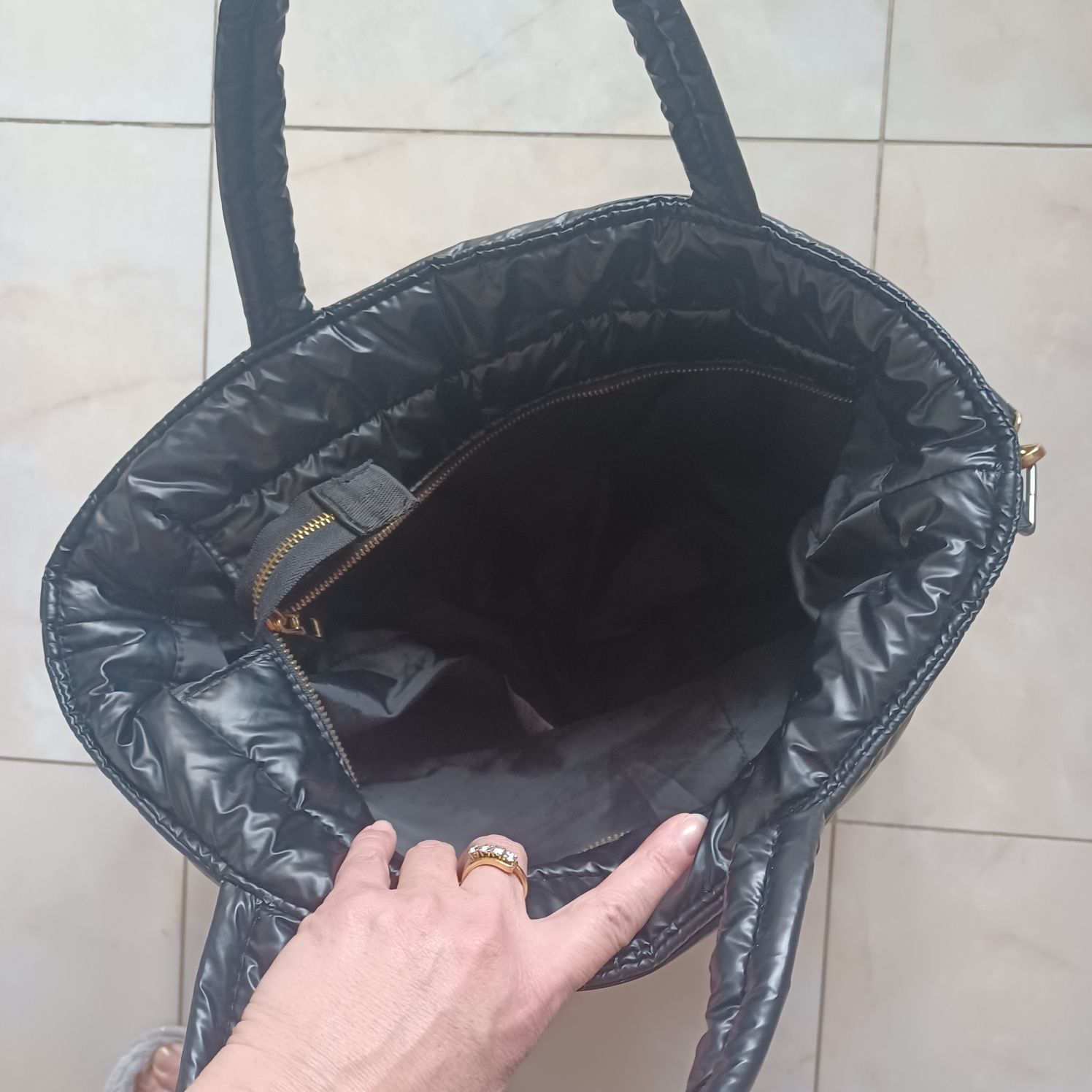 Duża niemiecka torebka shopper bag A4/ XXL/ salon 259 zł