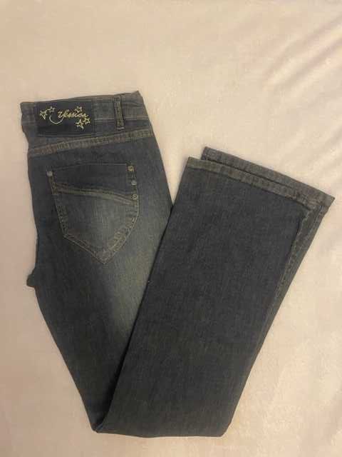 Spodnie damskie jeans yessica - rozmiar 42/44