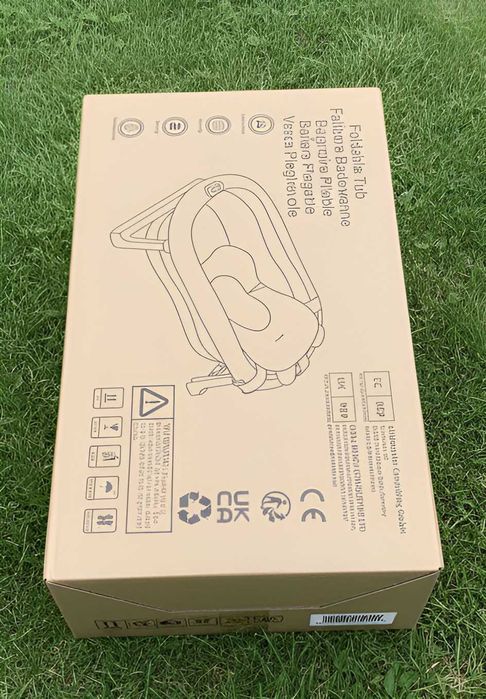 Ванночка для купання+подушка ,термомер/ванночка для младенцев, детская