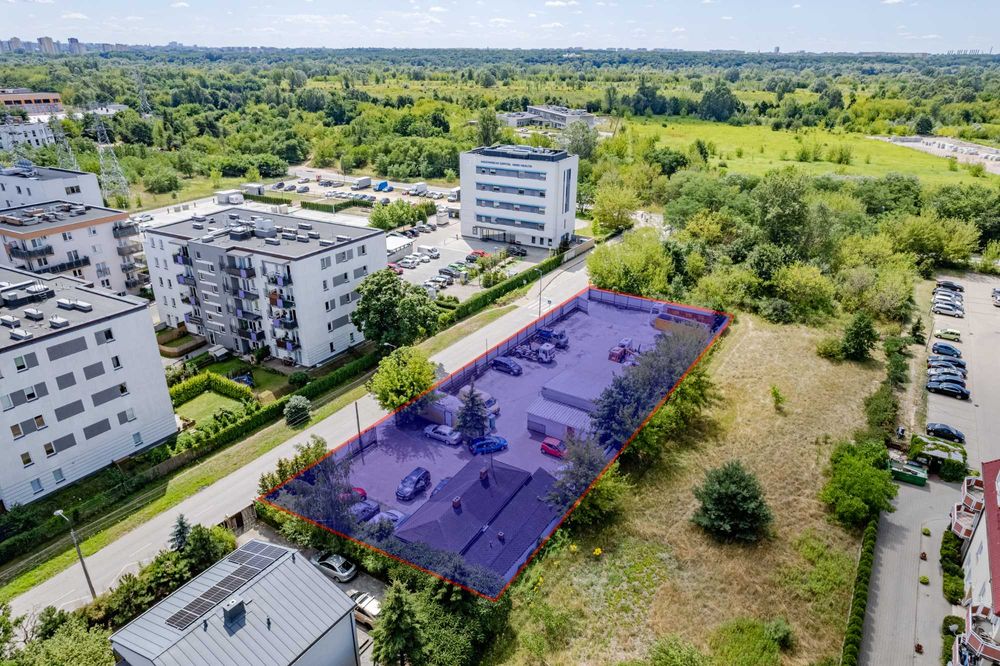 Wynajmę działkę inwestycyjna 1700 m2 z budynkiem i garażem