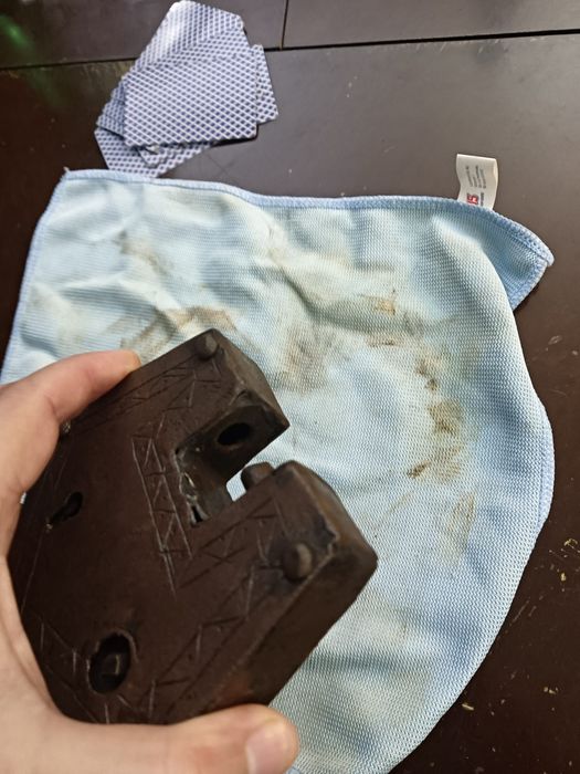 Cadeado do Século XVIII, completo.