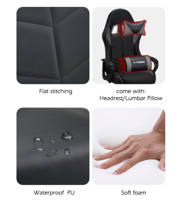 Fotel gamingowy T-THREE