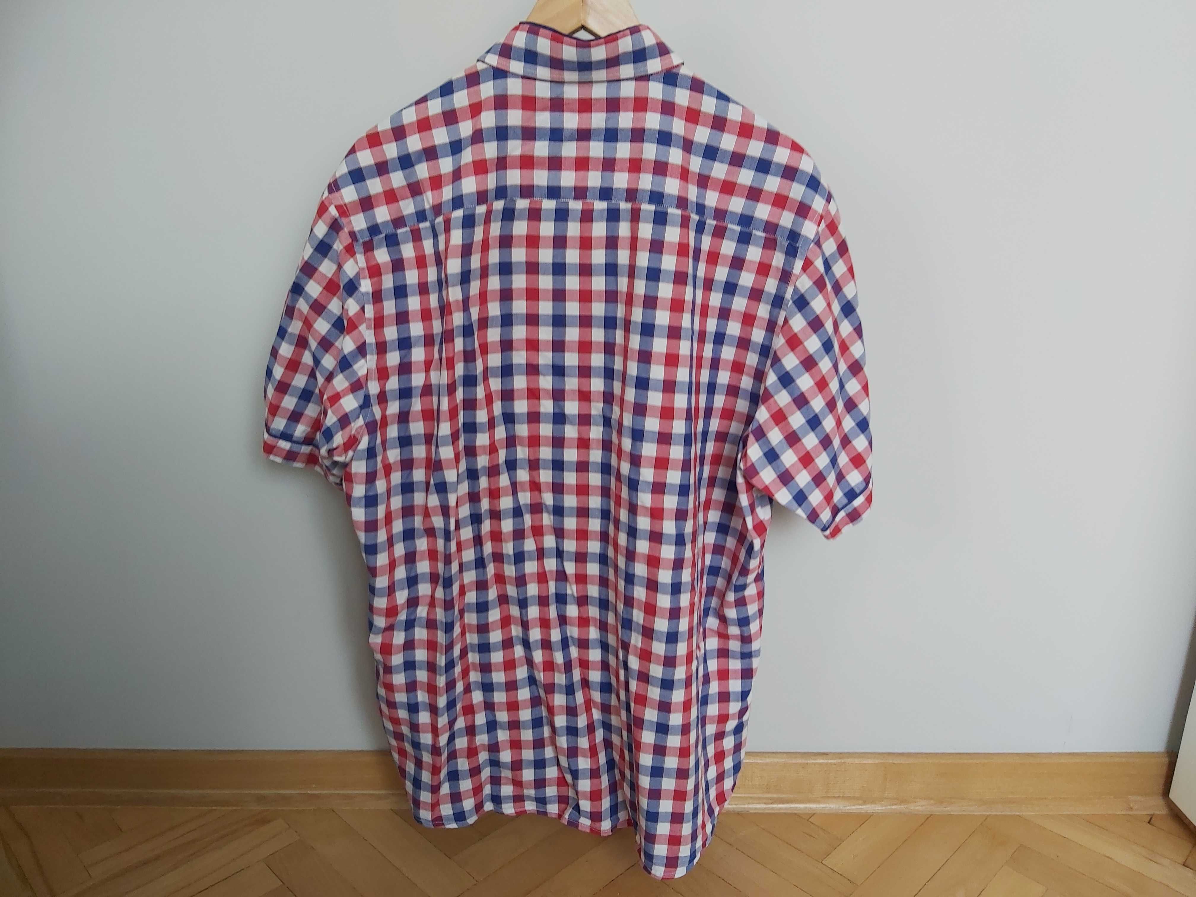 Koszula męska, krótki rękaw wzrost 182/188 XXL
