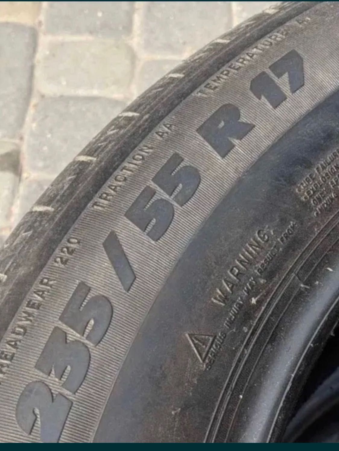 Комплект летних шин 235/55 R17 MICHELIN LATITUDE Sport/Без повреждений