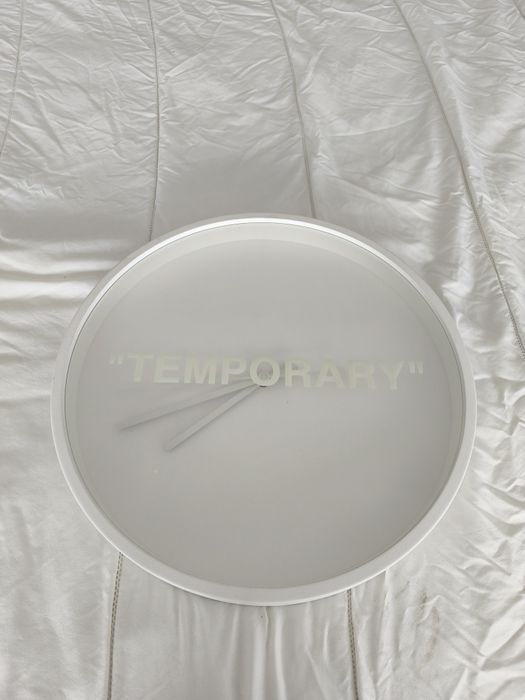 Relógio Temporary IKEA x Virgil Abloh