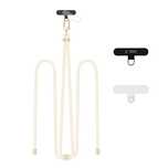 Tech-Protect C7S Rope Crossbody Strap Beige/Gold