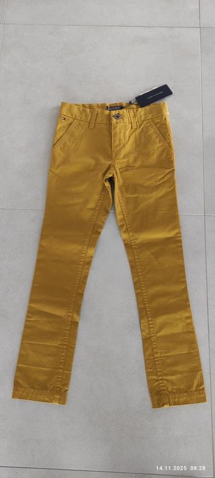 Spodnie materiałowe Tommy Hilfiger. 128cm. NOWE.