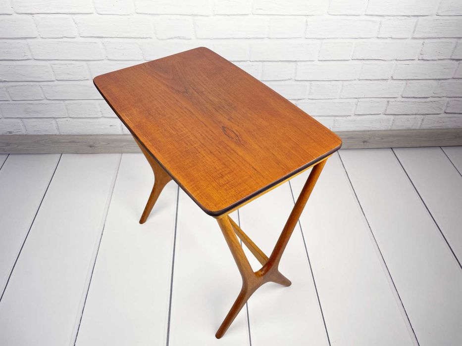 Stolik kawowy, Dania, lata 50 – kwietnik, Mid-Century, Vintage, PRL