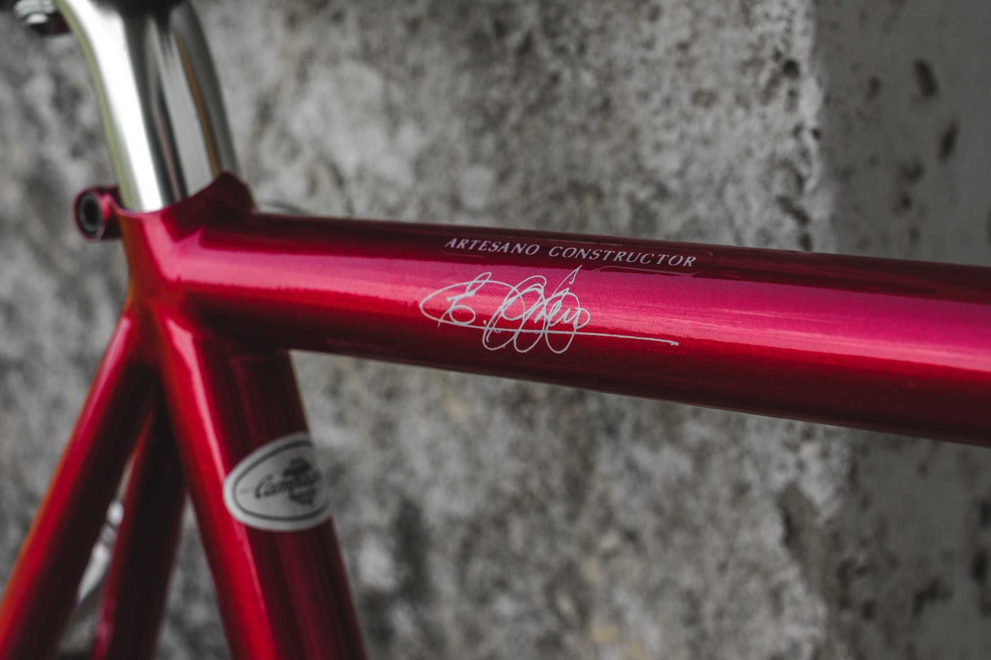 Bicicleta de estrada vintage Otero quadro Columbus + Campagnolo