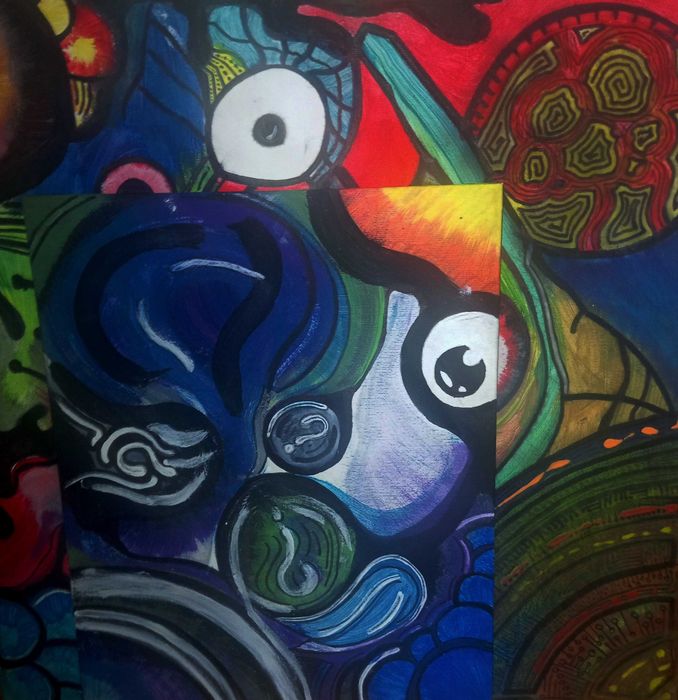 Amatorski obraz Abstrakcyjny