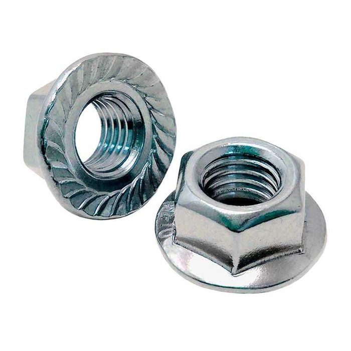 Гайка с фланцем нержавейка А2 DIN 6923 М10 для солн панелей Германия