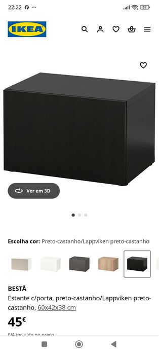 Estantes de parede Besta Ikea