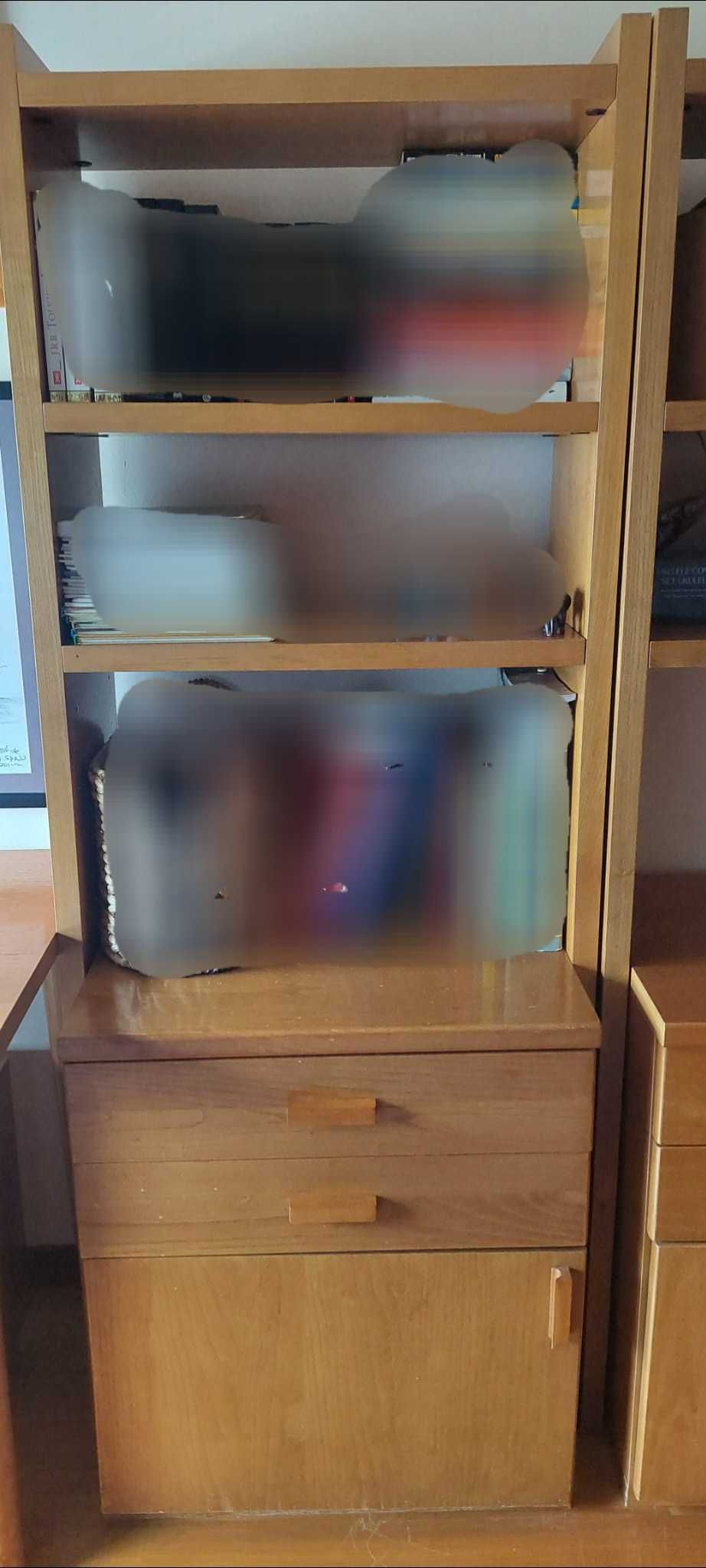 Vendo móvel/estante em madeira maciça