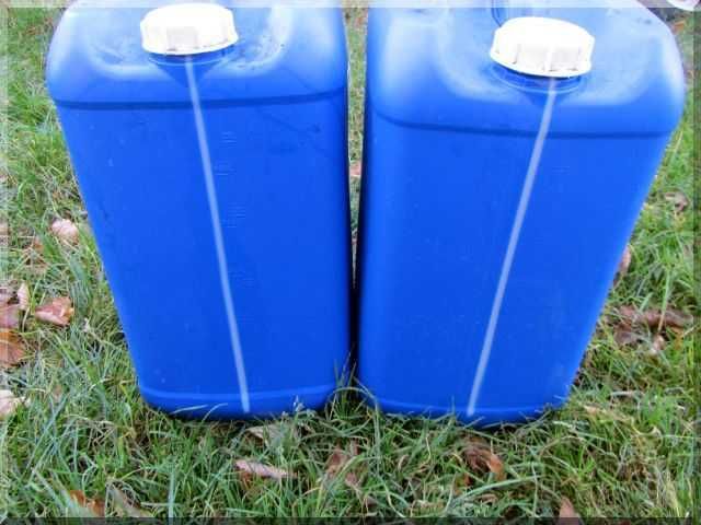 Kanister, bak, zbiornik paliwa plastikowy niebieski 25L