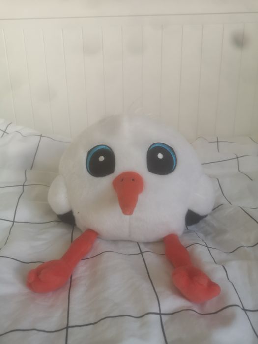 Bocian maskotka nowy