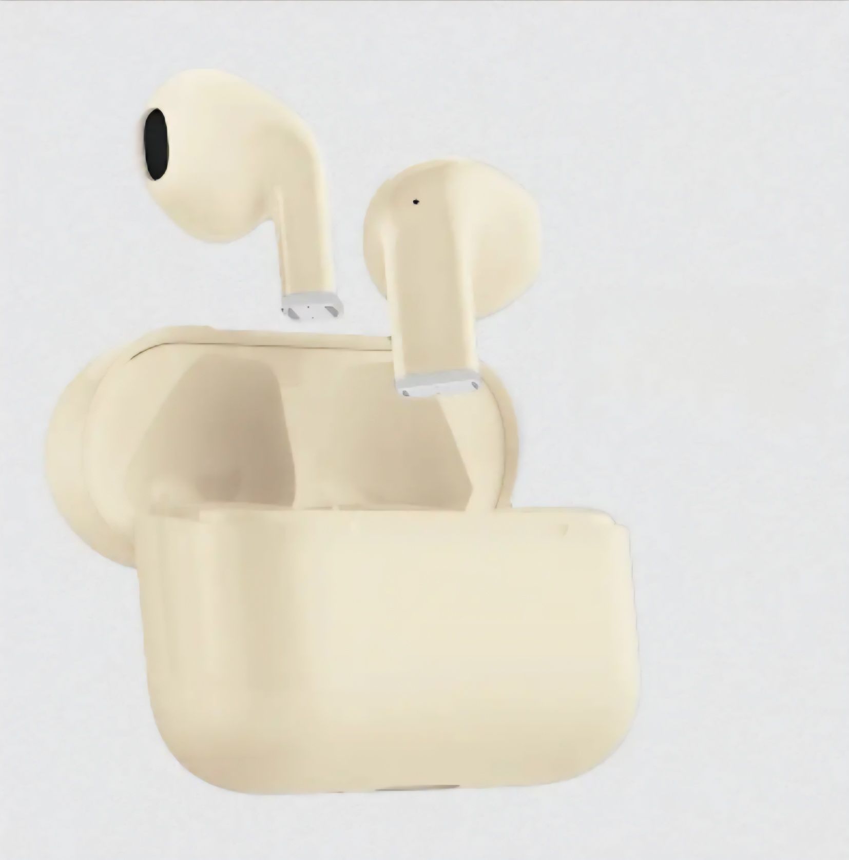Fones sem fio simples.