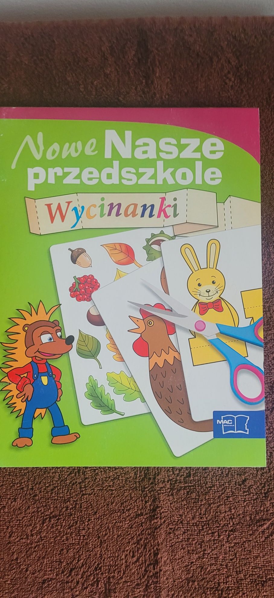 Nowe Nasze przedszkole. Wycinanki wydawnictwo edukacyjne WSIP.