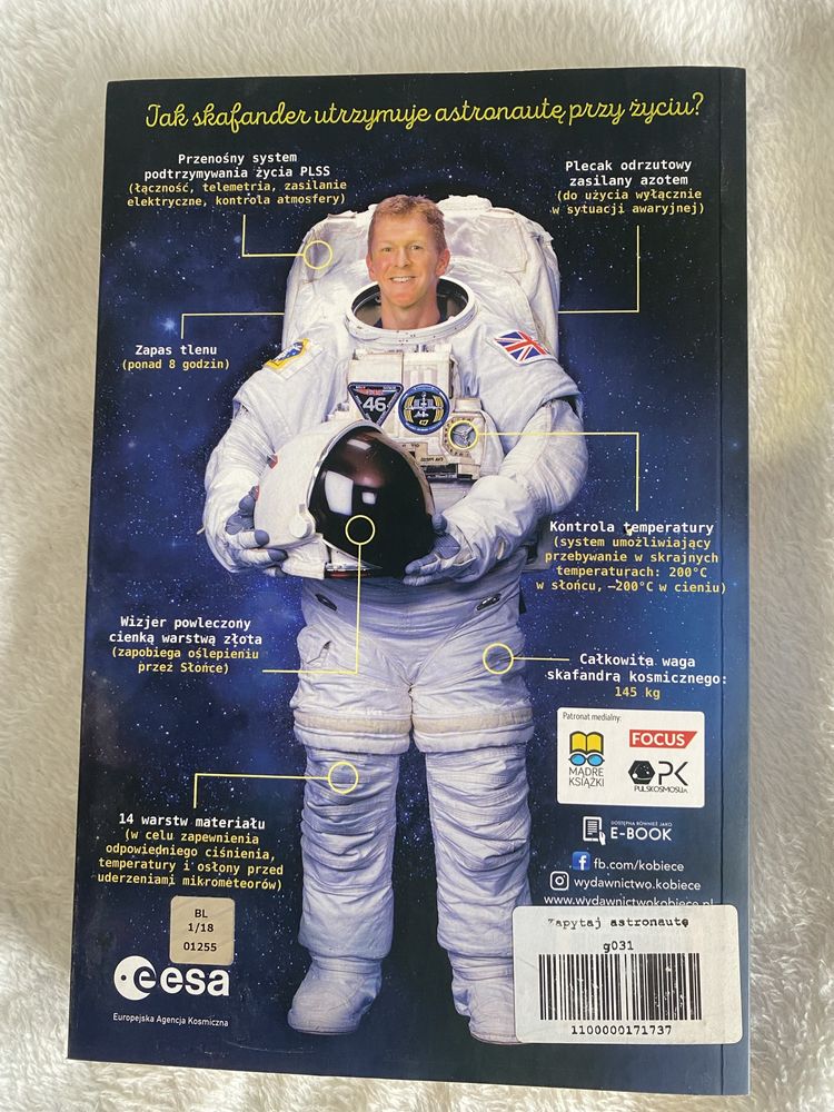 Książka: „Zapytaj astronautę” T. Peake